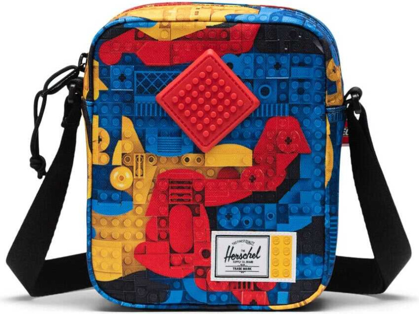 Herschel Heritage crossbody-veske - abstrakt klossemønster