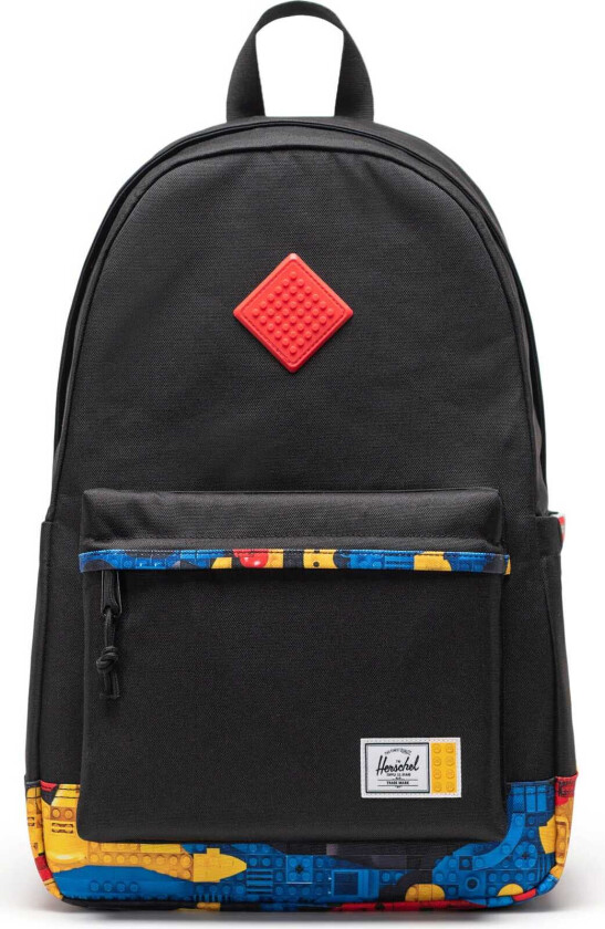 Herschel Heritage sekk - abstrakt klossemønster