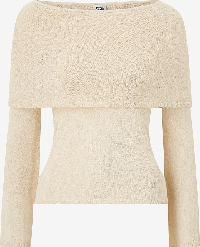Topp Lovina Bouclé Sweater - Beige