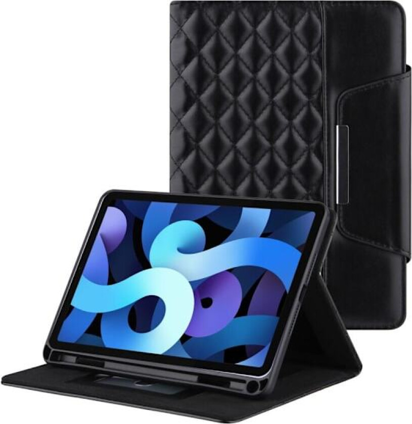 Tablettdeksel med broderte ruter for iPad 10.2 (2021)/(2020)/(2019)