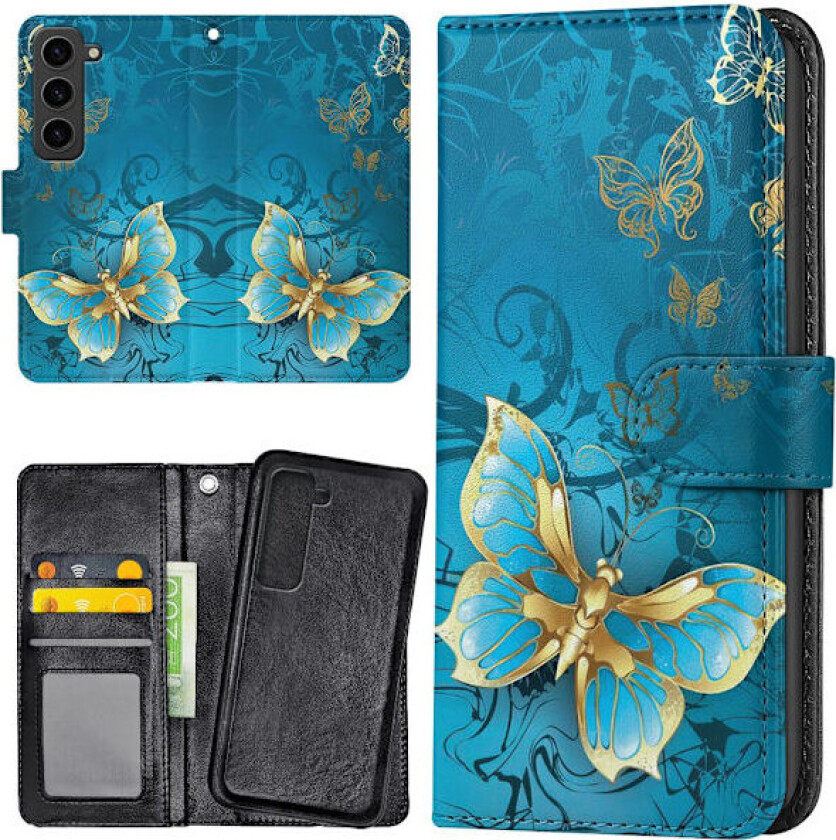 Samsung Galaxy S23 - Lommebok Deksel Sommerfugler