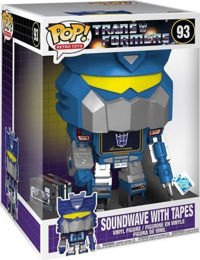 ! POP Jumbo Exclusive Transformers Soundwave