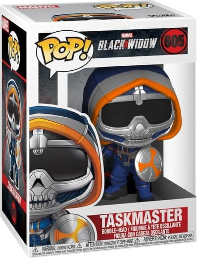 FUNKO! POP VINYL MARVEL: BW - TASKMASTER W/ SHIELD