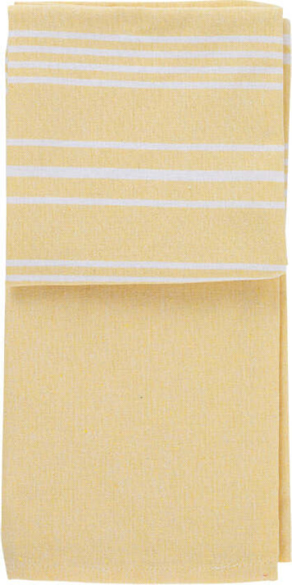Collection Kjøkkenhåndkle 50x70cm Gul Striper 2pk