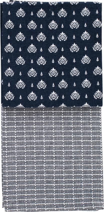Collection Kjøkkenhåndkle 50x70cm Marine Blå 2pk
