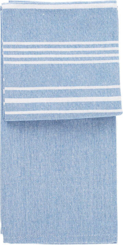 Collection Kjøkkenhåndkle 50x70cm Lys Blå Striper 2pk