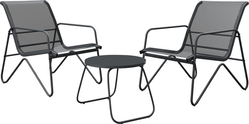 Glenhollow Cafesett Utendørs - Grå