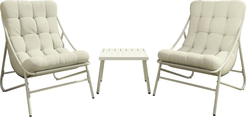 Cedarwick Cafesett Utendørs - Beige