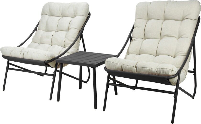 Cedarwick Cafesett Utendørs - Beige