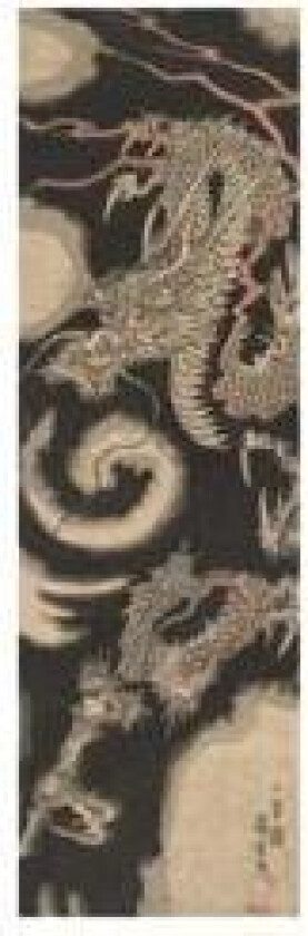 Utagaw Kuniyoshi: Dragon Breathing Clouds Bookmark