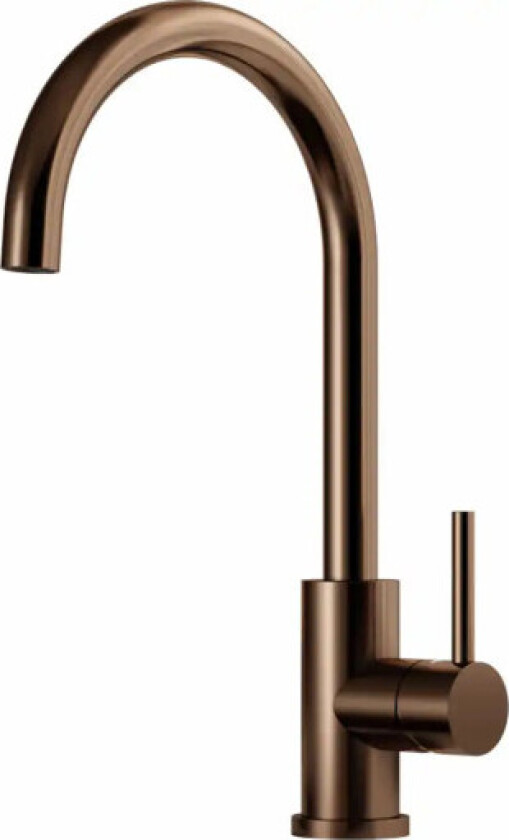 Kubus 140 RS Rund kjøkkenkran, PVD Kobber