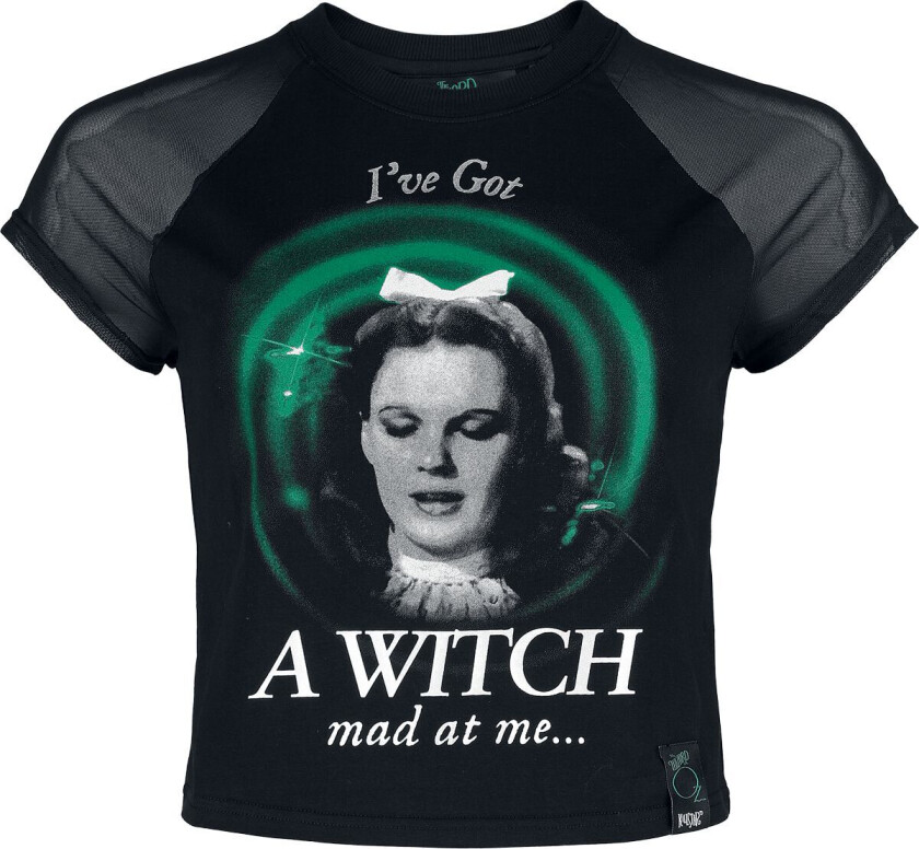 Goth T-skjorte - I've got a Witch mad at me - XS til XXL - Damer - svart