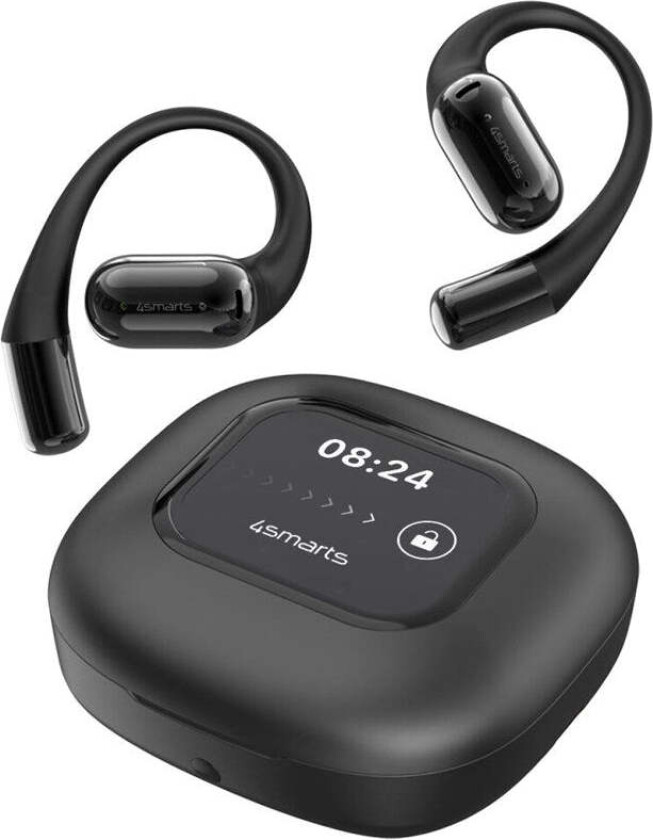 4Smarts Open-Ear True Wireless SkyBuds Hodesett – Svart