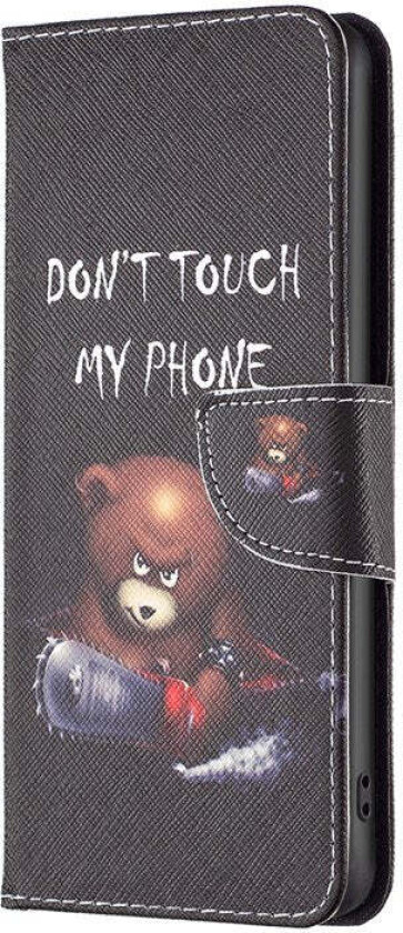 Samsung Galaxy Xcover 7 Flip Deksel med 2 Kortholdere - "Don't Touch My Phone" Bjørn