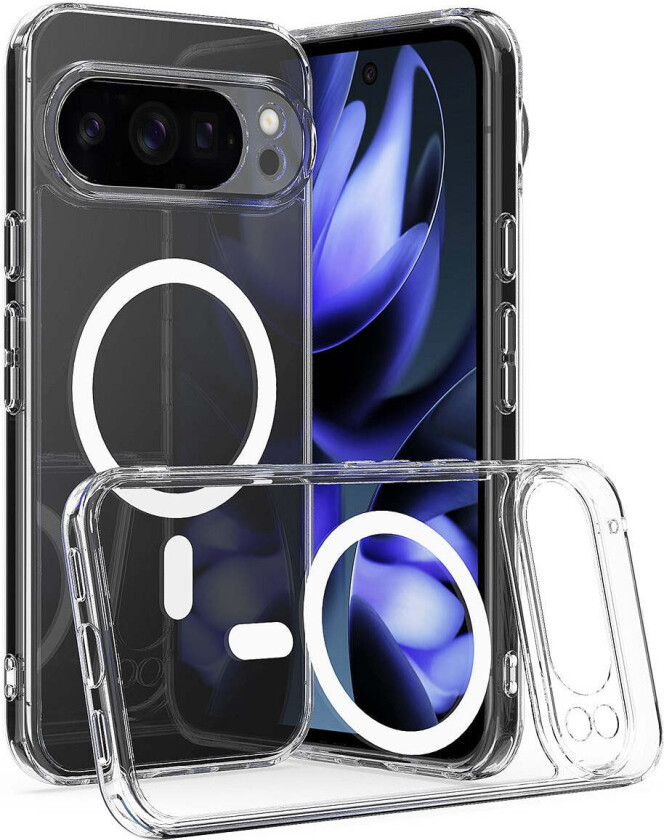 Google Pixel 10 Pro XL Hybrid Plast Deksel - MagSafe Kompatibel - Gjennomsiktig