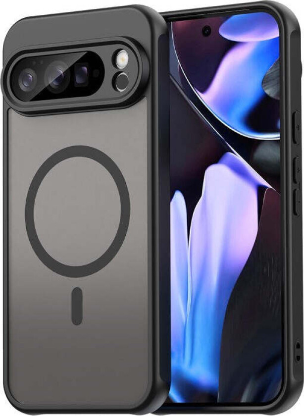 Google Pixel 10 Pro XL Hybrid Plast Deksel - MagSafe Kompatibel - Svart