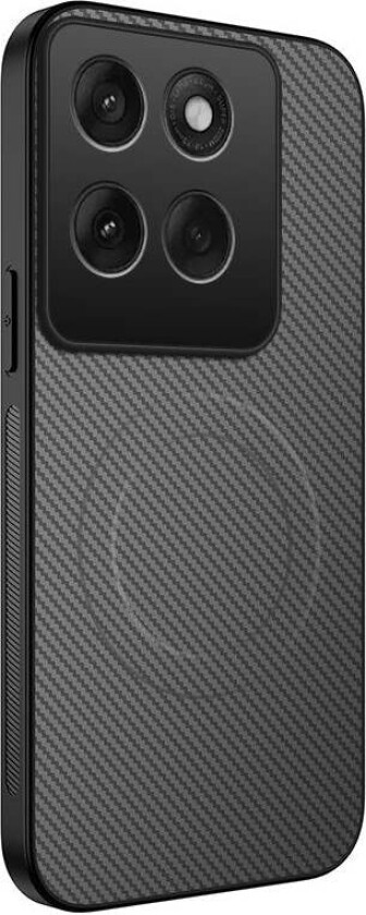 Motorola Edge 60 / Edge 60 Fusion Hybrid Deksel med Mønster - MagSafe Kompatibel - Grå