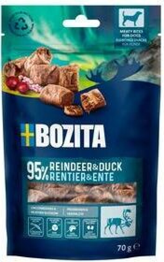 Snacks Meaty Bites Reindeer & Duck - 70 g.
