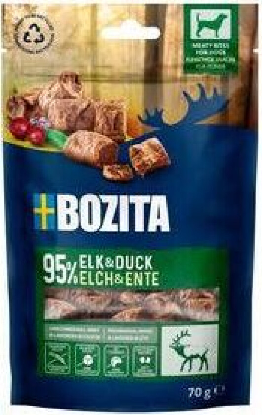 Bilde av Snacks Meaty Bites Elk & Duck - 70 g.