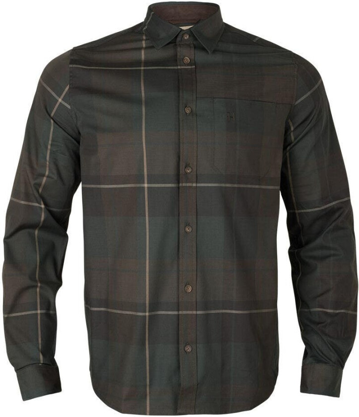 Akse skjorte, shadow brown check - Str. XL