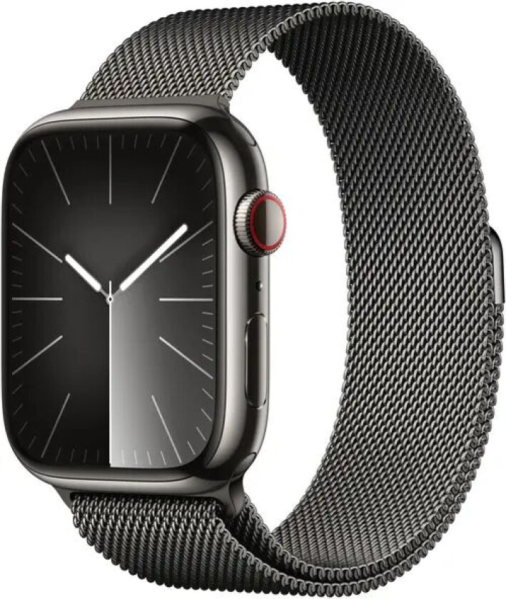 Watch Series 9 GPS + Cellular 45mm Graphite Stainless Steel Case with Graphite Milanese Loop