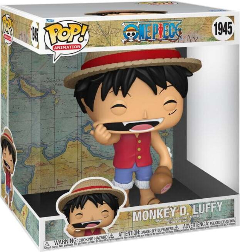 Bilde av Monkey D. Ruffy (Pop! Jumbo) Vinylfigur 1945 - Funko Pop! - Funko Shop Europe