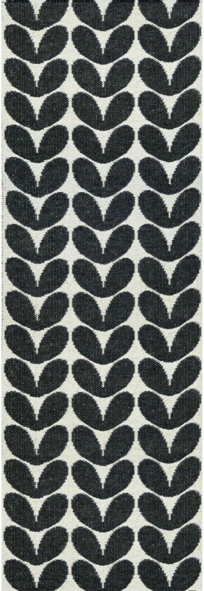 Karin gulvteppe svart 70x150 cm