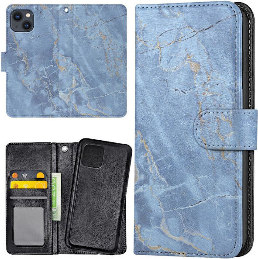 iPhone 13 - Lommebok Deksel Marmor