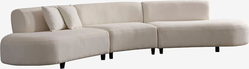Hjørnesofa Pars Triple, Beige