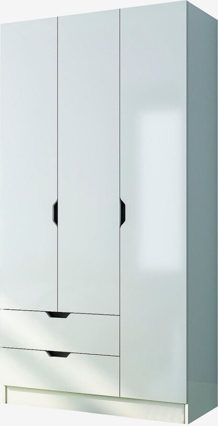 Garderobeskap Suna, Hvit