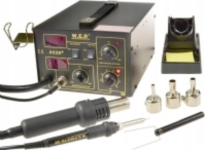 Bilde av Loddestasjon 2in1 WEP 852D+ med varmluft Hotair 60W