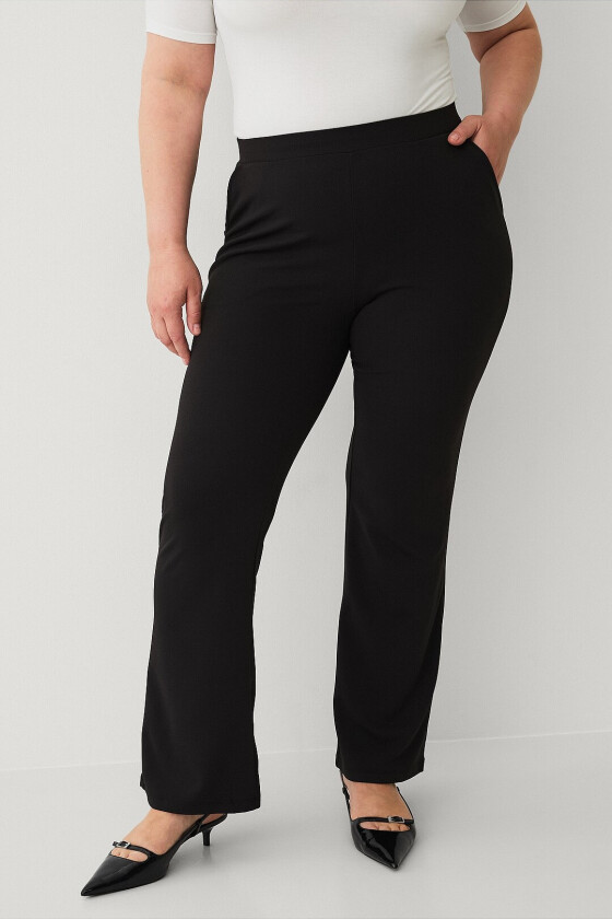 Leggings med bootcut - Svart