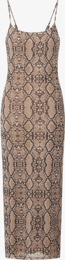 Kjole Mesh Midi Dress - Beige