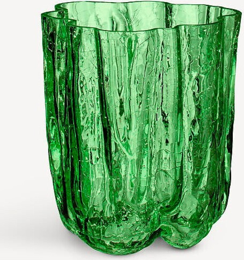 Bilde av Vase Crackle 12,1Cm - Grønn
