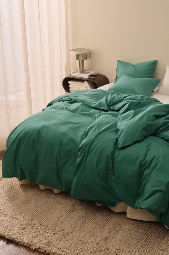 Sengesett Heaven i bomull, 2 deler - Grønn