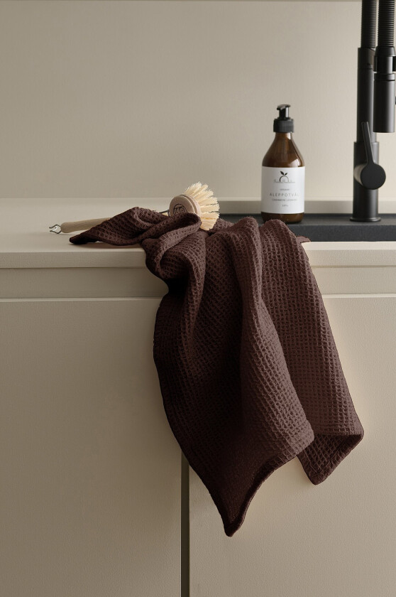 Kjøkkenhåndkle Mona - Brun