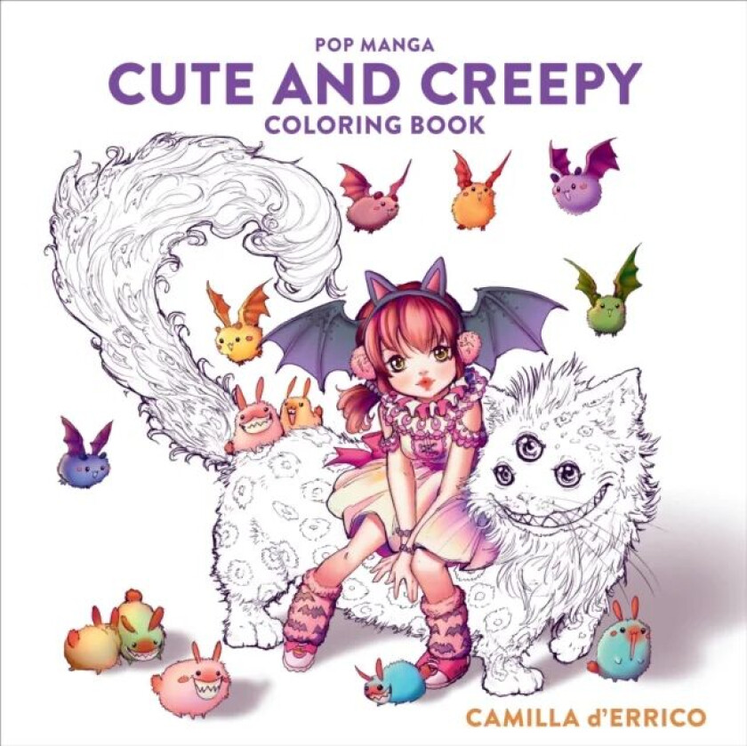 Pop Manga Cute and Creepy Coloring Book av Camilla D'Errico