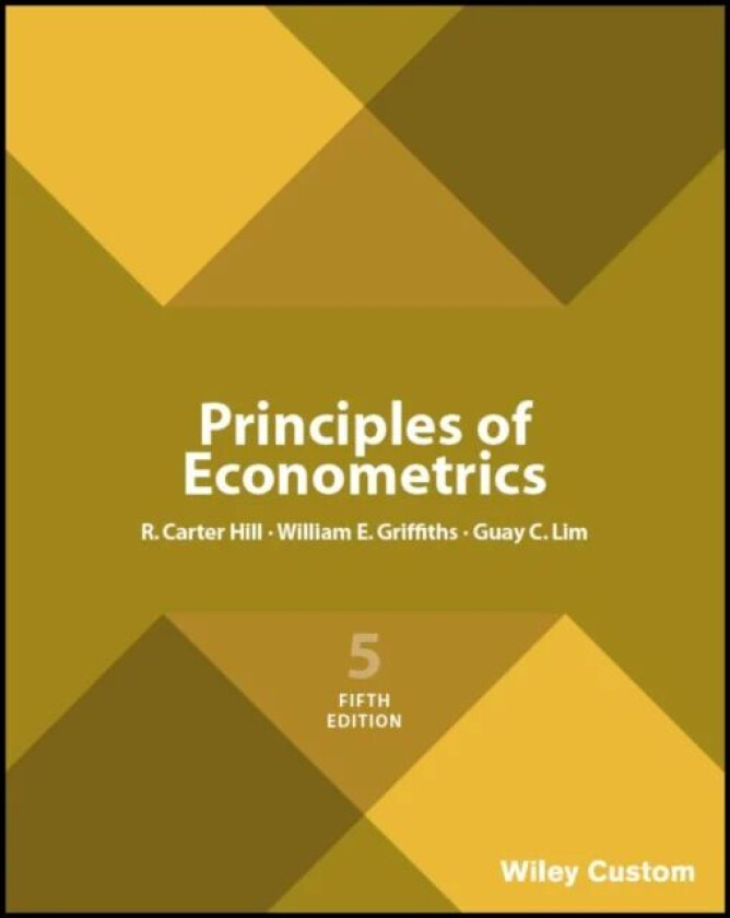 Principles of Econometrics av R. Carter (University of Georgia) Hill, William E. (University of New England) Griffiths, Guay C. (University of Melbour