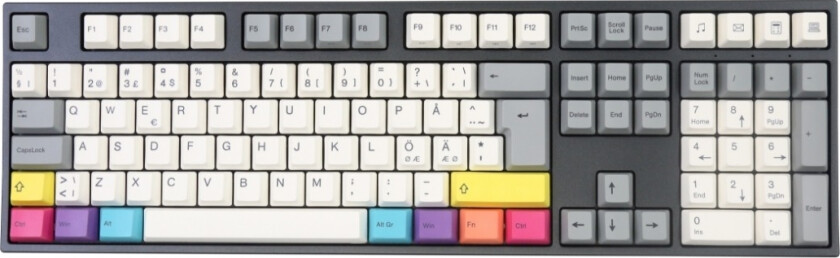 VARMILO VEM109 CMYK V2 FS MEKANISK TASTATUR - EC ROSE