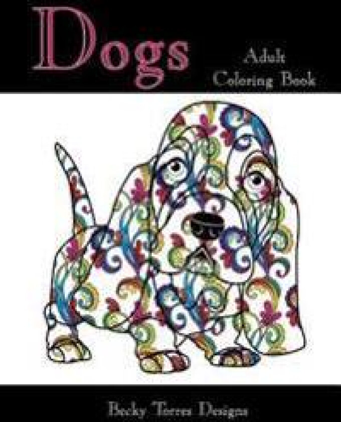 Dogs Adult Coloring Book