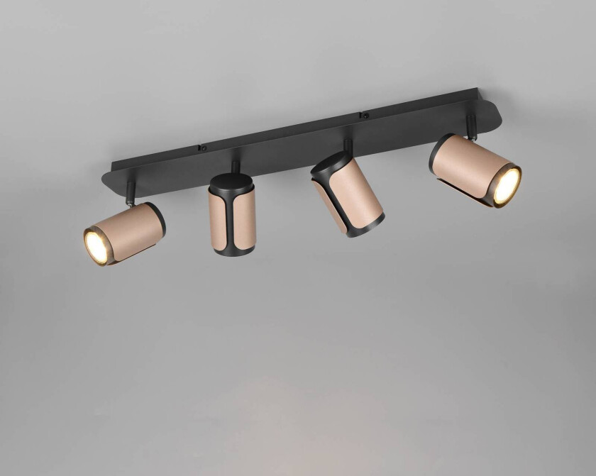 Downlight Gillan, coffee, 4 lyskilder, metall, GU10