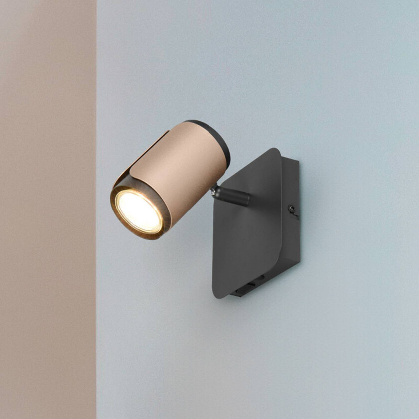 Downlight Gillan, coffee, 1 lyskilde, metall, GU10