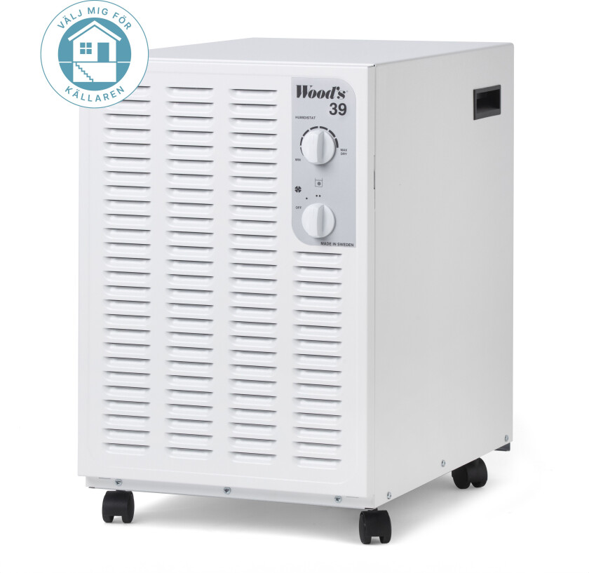 SW39FW I-EcoDefrost+ Avfukter med luftfilter, 140 m²
