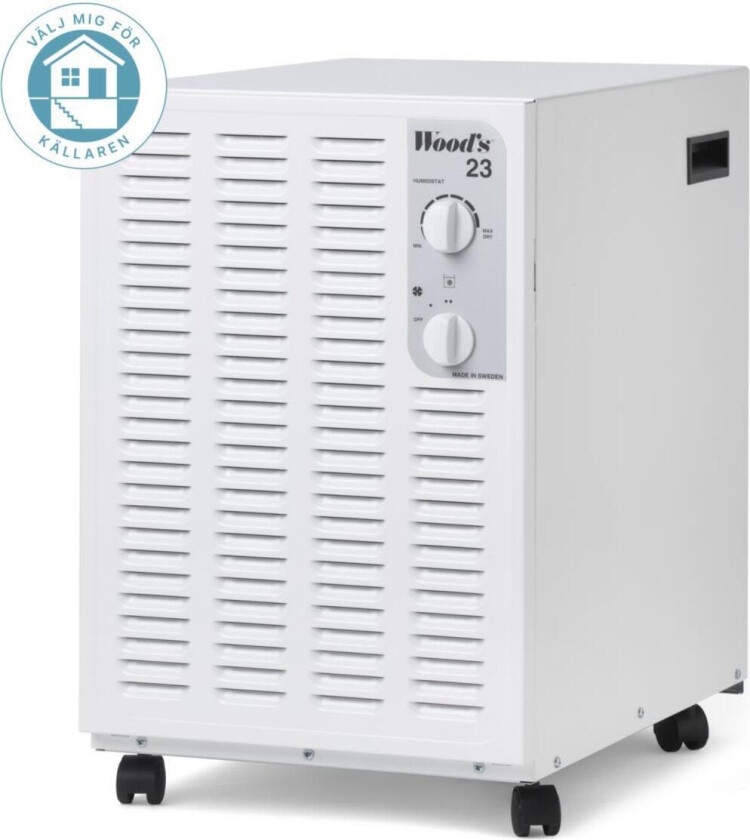 SW23FW I-EcoDefrost+ Avfukter med luftfilter, 100 m²
