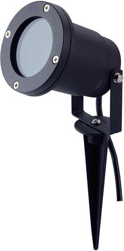 Lot Bakkearmatur 35 W, aluminium Svart