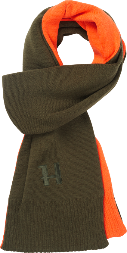 Reversible Scarf Willow Green/orange