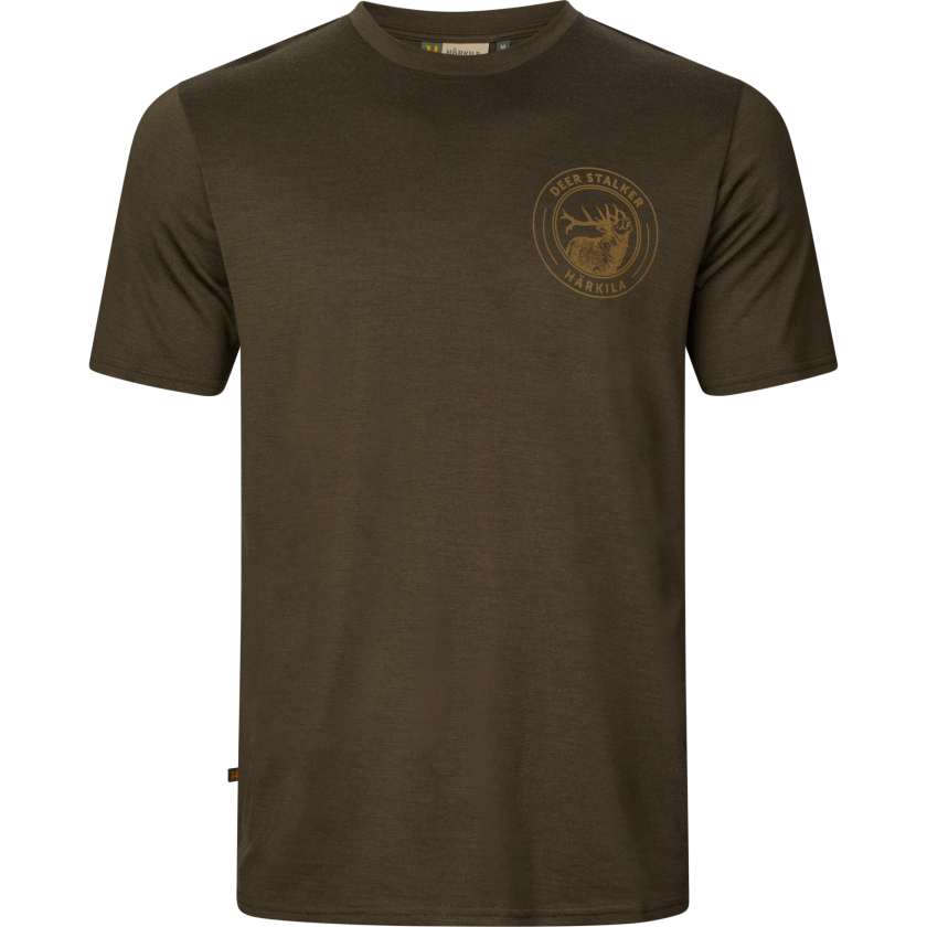Men's Game Short Sleeve T-Shirt Willow Green Stag