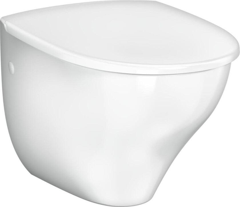 Nautic 1530 WC-skål vegghengt Med standardsete