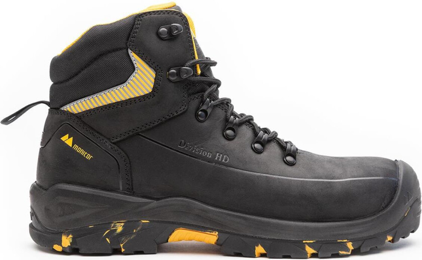 Division HD Vernestøvel spikerbeskyttelse, skinn 45