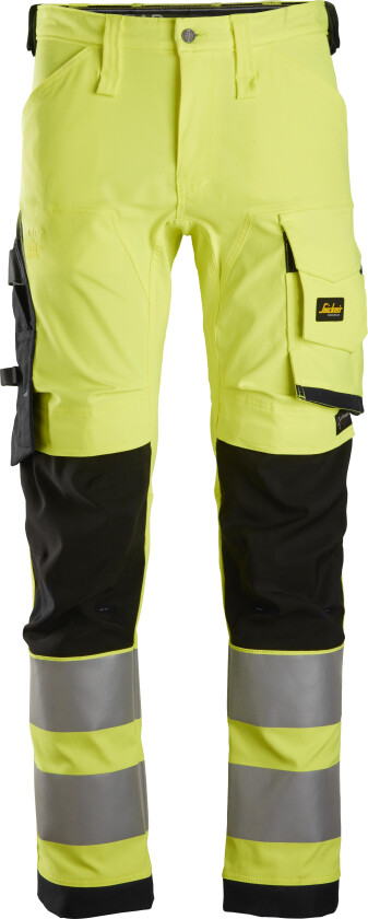 6343 Arbeidsbukse Hi-Viz gul/svart Hi-Viz Gul/Svart
